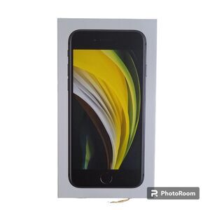 Authentic Replacement BOX ONLY For Apple iPhone SE - Black - 64GB - BOX ONLY